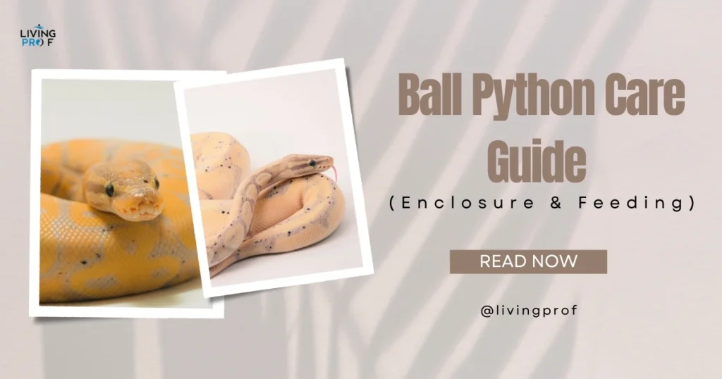 Ball Python Care Guide (Enclosure & Feeding)